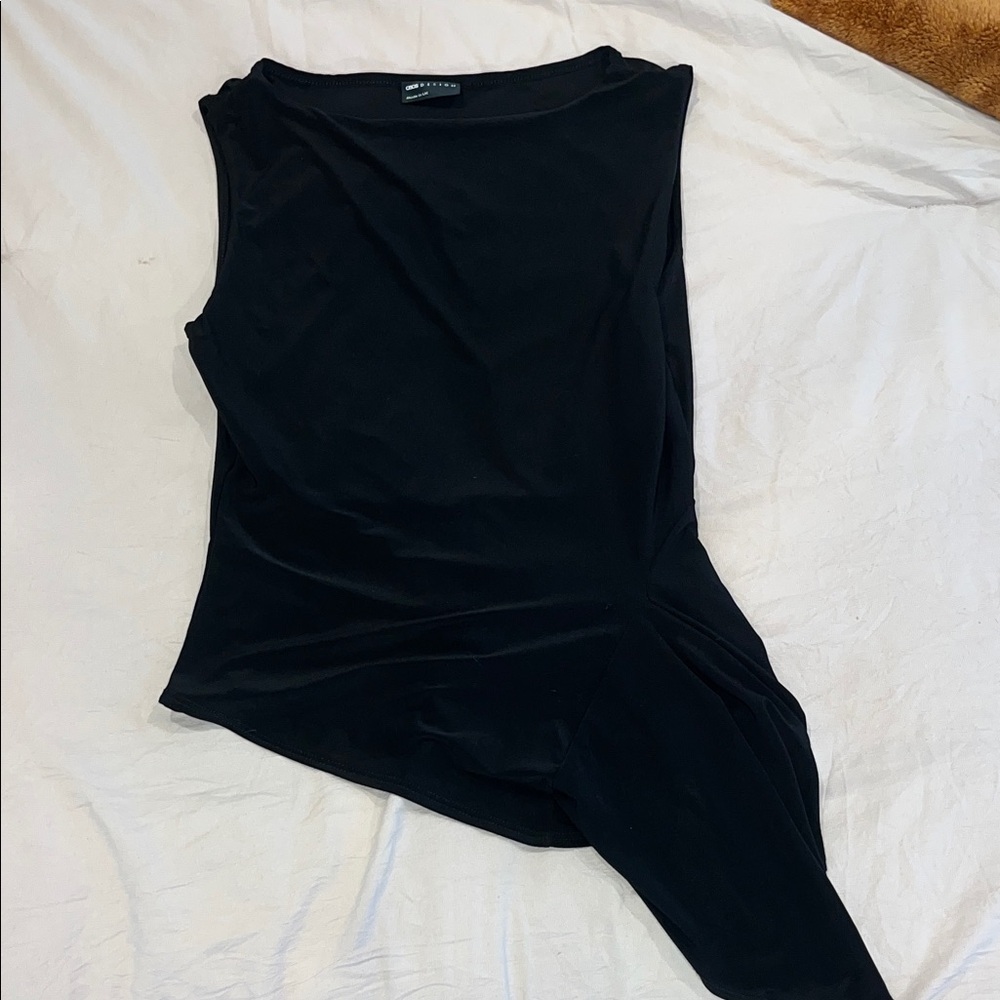 ASOS Black Sleeveless Tank Top